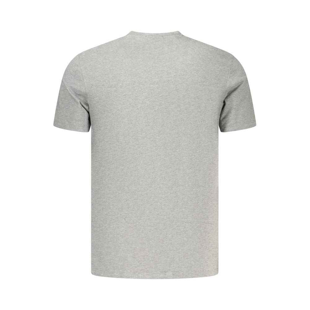 Gray Cotton Men's T-Shirt
