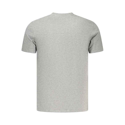 Gray Cotton Men's T-Shirt