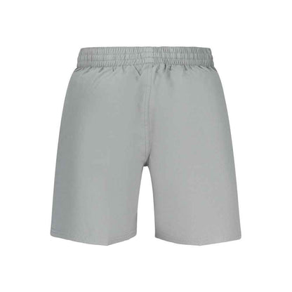Gray Polyester Men's Swimwear