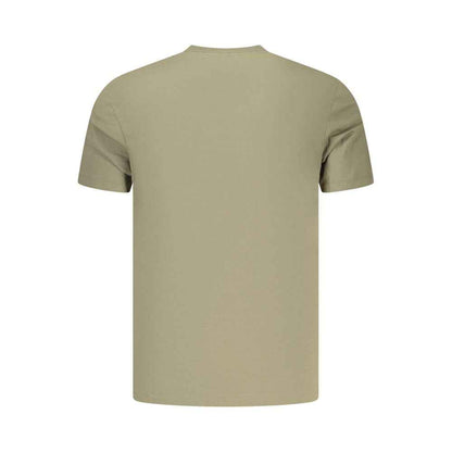 Green Cotton Men's T-Shirt