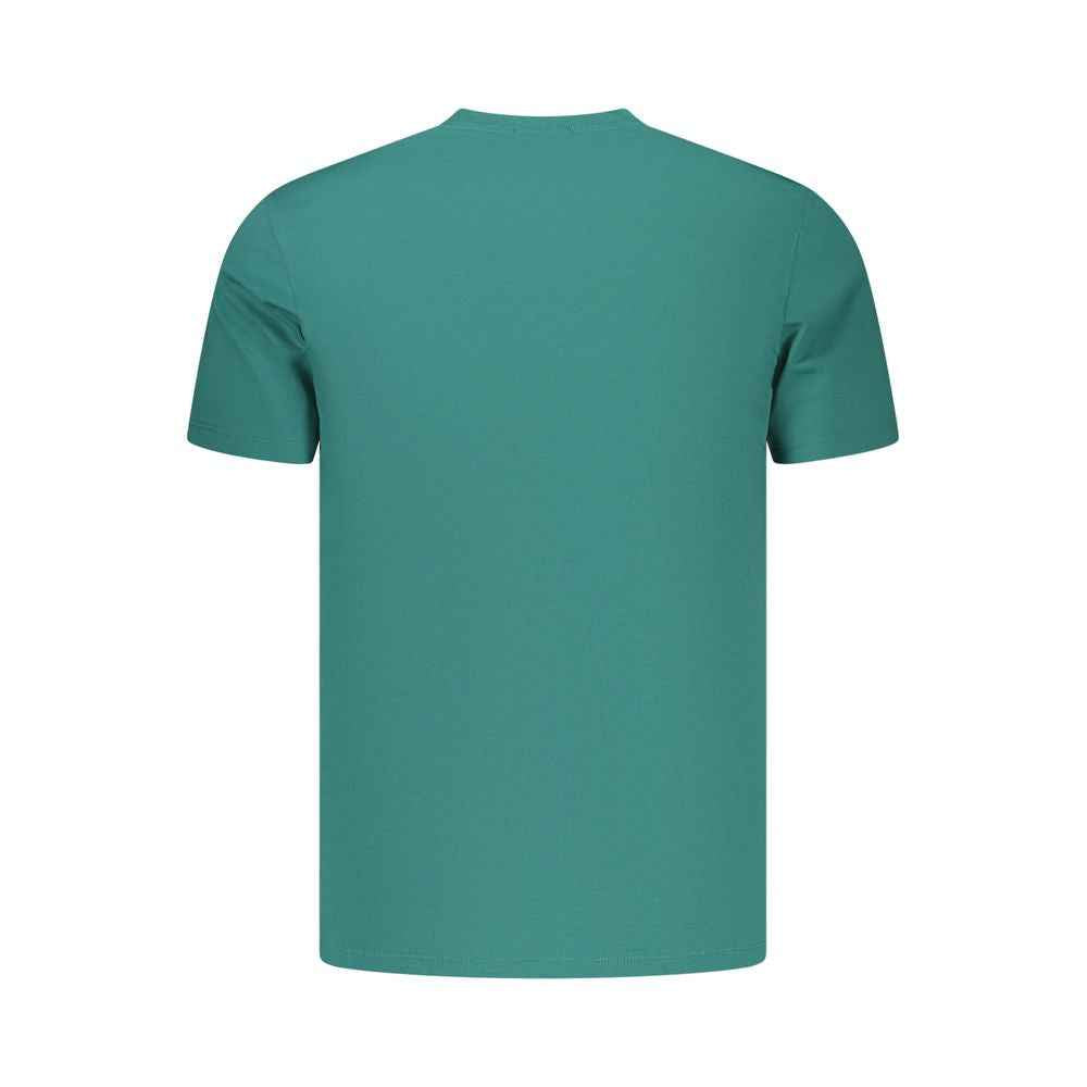 Green Cotton Men's T-Shirt
