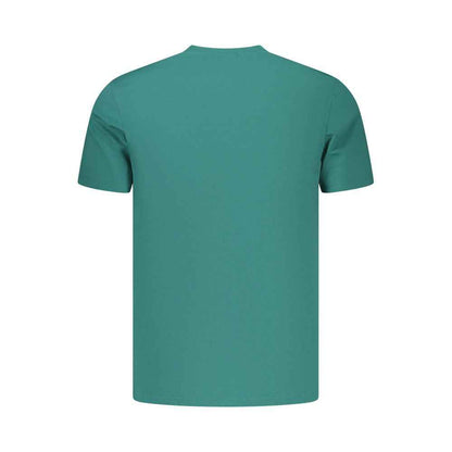 Green Cotton Men's T-Shirt
