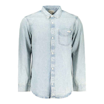 Azzurro Cotton Mens Shirt