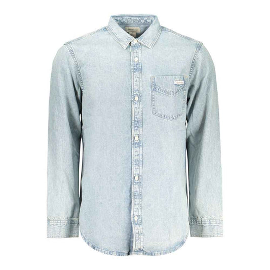 Azzurro Cotton Mens Shirt