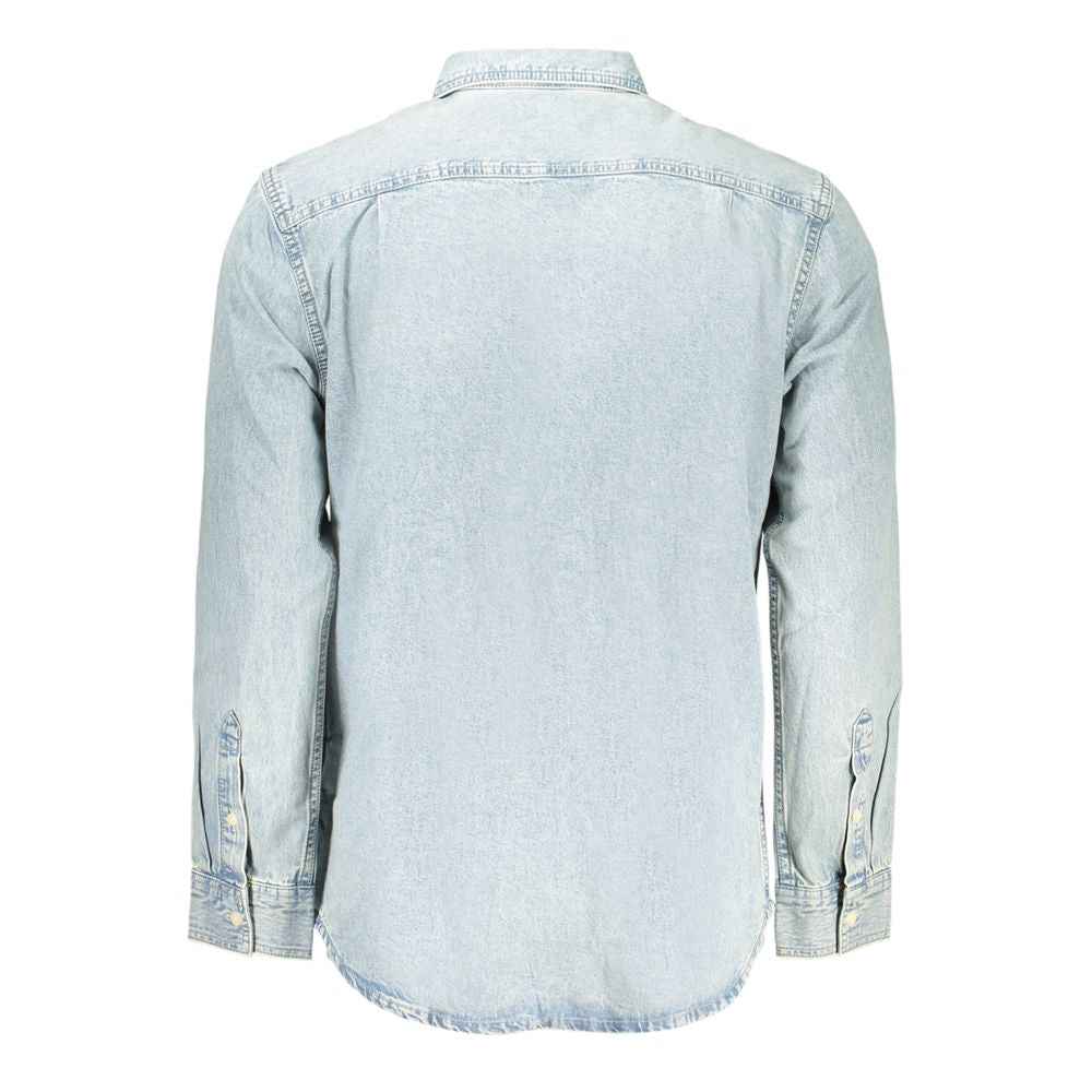 Azzurro Cotton Mens Shirt