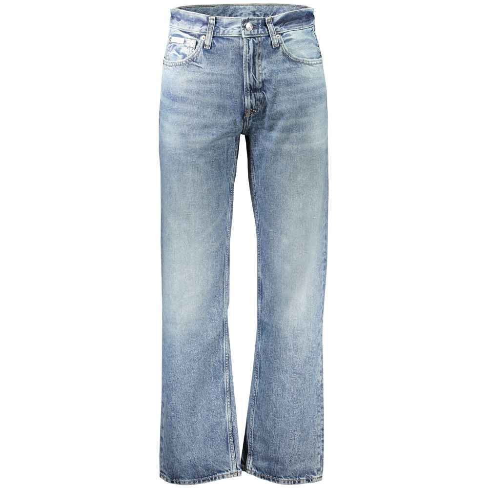 Blue Cotton Men's Jeans