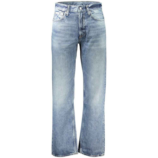 Blue Cotton Men's Jeans