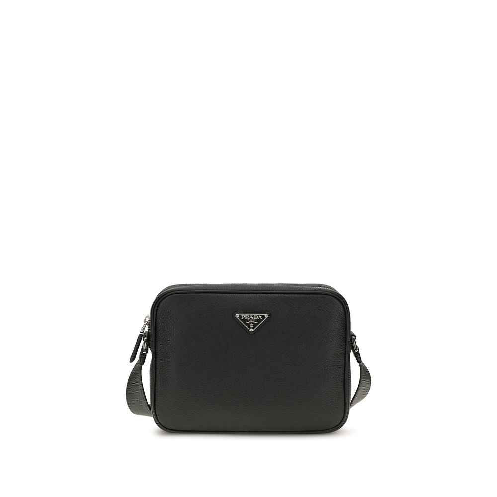 Black Calf Leather Bos Taurus Shoulder Bag