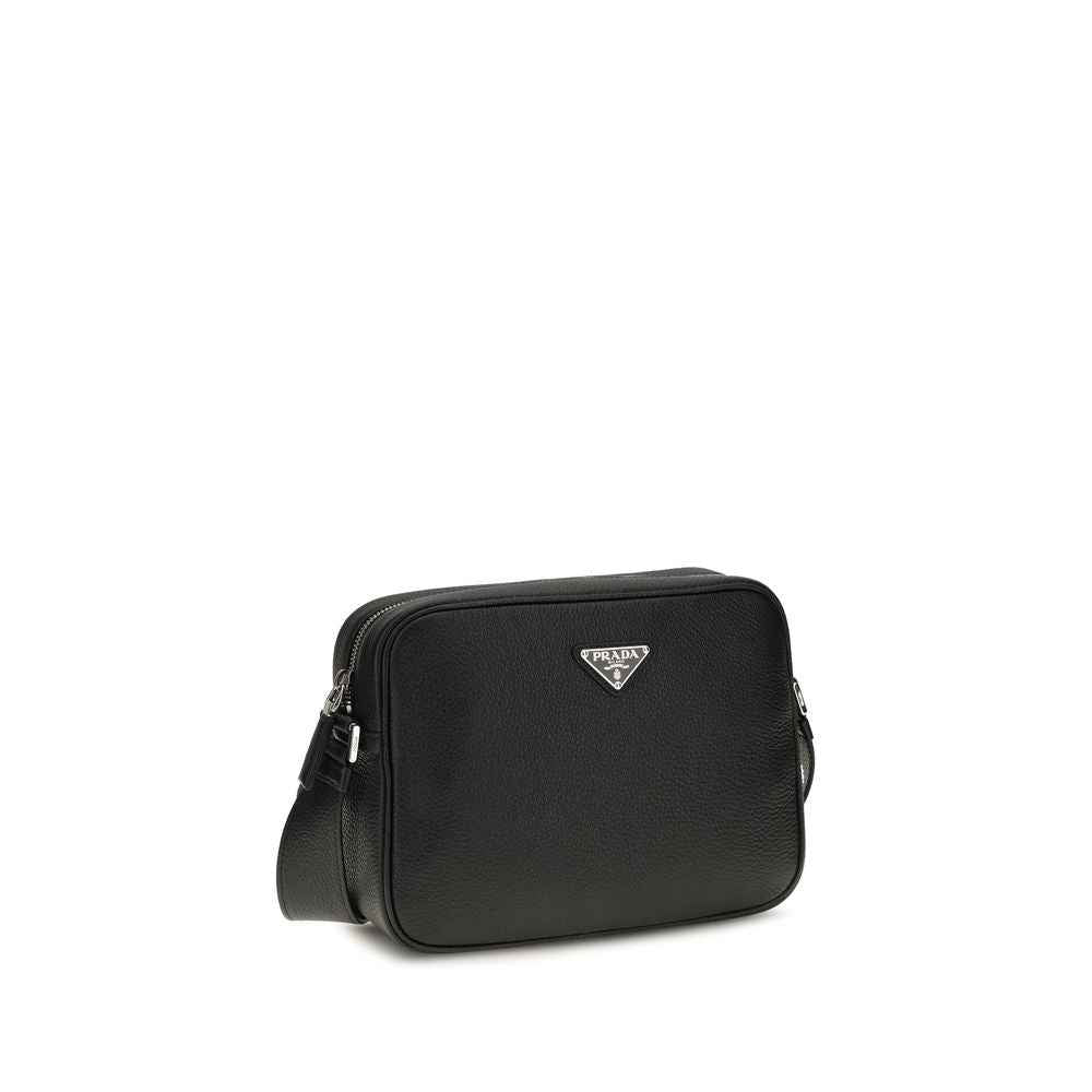 Black Calf Leather Bos Taurus Shoulder Bag