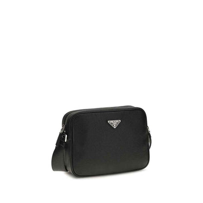 Black Calf Leather Bos Taurus Shoulder Bag