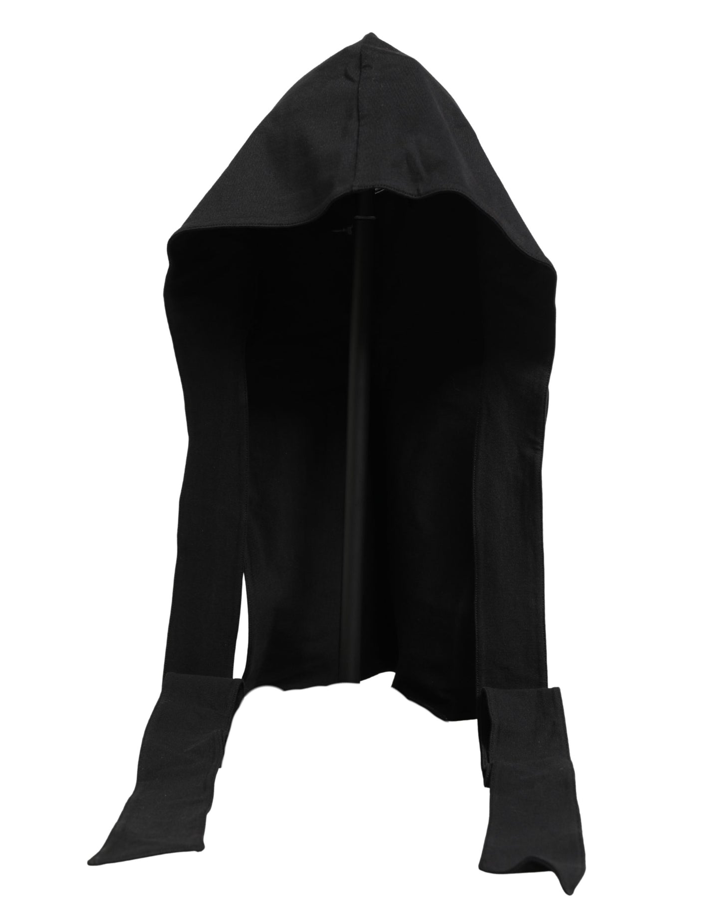 Men Black Cotton Whole Head Fisherman Capello Hat