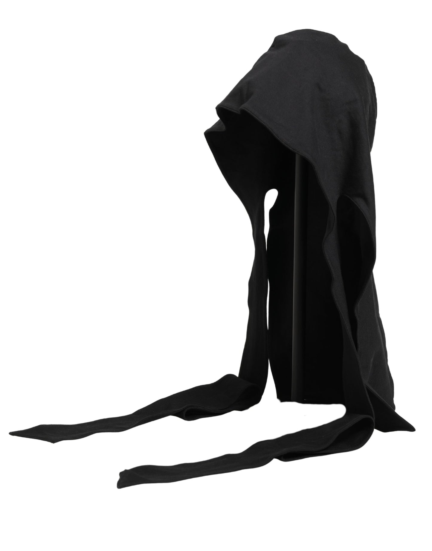 Men Black Cotton Whole Head Fisherman Capello Hat