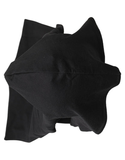 Men Black Cotton Whole Head Fisherman Capello Hat