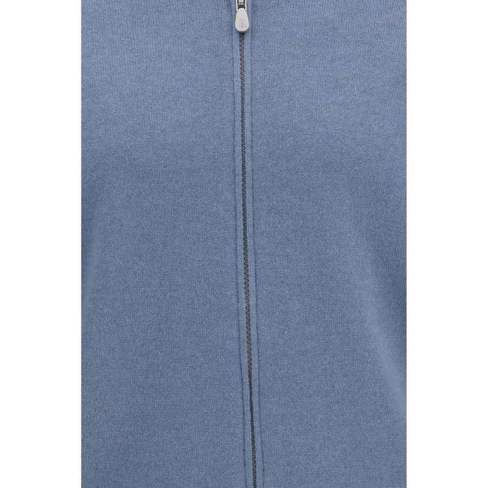 Blue Cashmere Cardigan