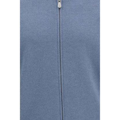 Blue Cashmere Cardigan