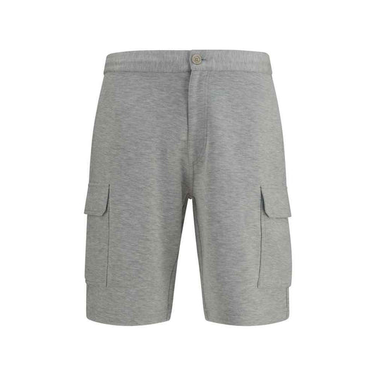 Gray Cotton Bermuda Shorts