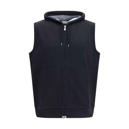 Black Cotton Sweatshirt