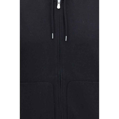Black Cotton Sweatshirt