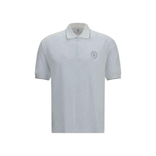 White Polyamide Polo Shirt