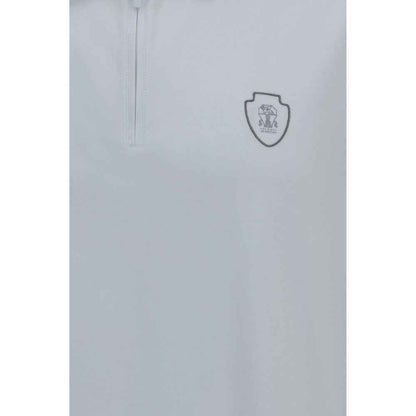 White Polyamide Polo Shirt