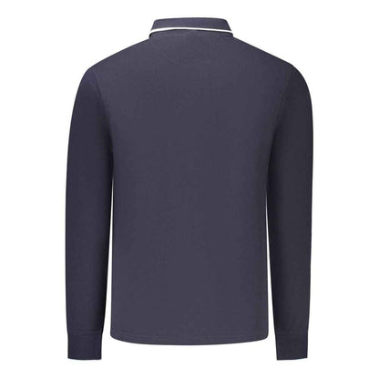 Blue Cotton Men's Polo
