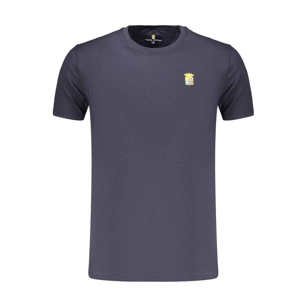 Blue Cotton Men's T-Shirt