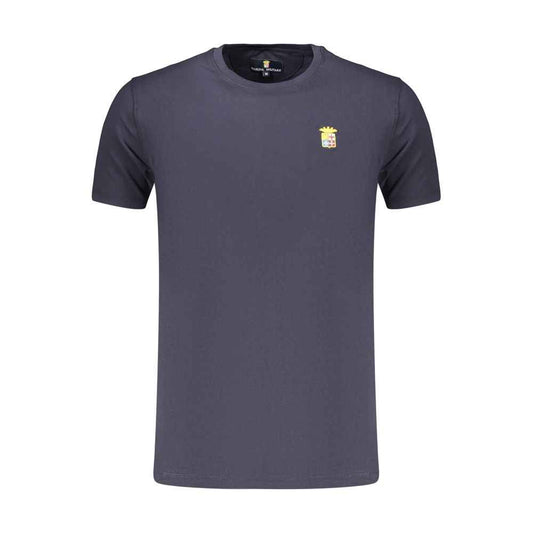 Blue Cotton Men's T-Shirt
