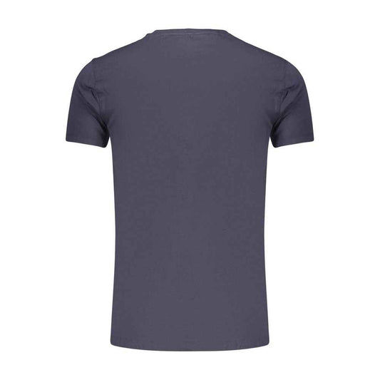 Blue Cotton Men's T-Shirt