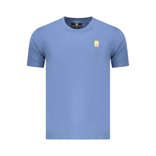 Blue Cotton Men's T-Shirt