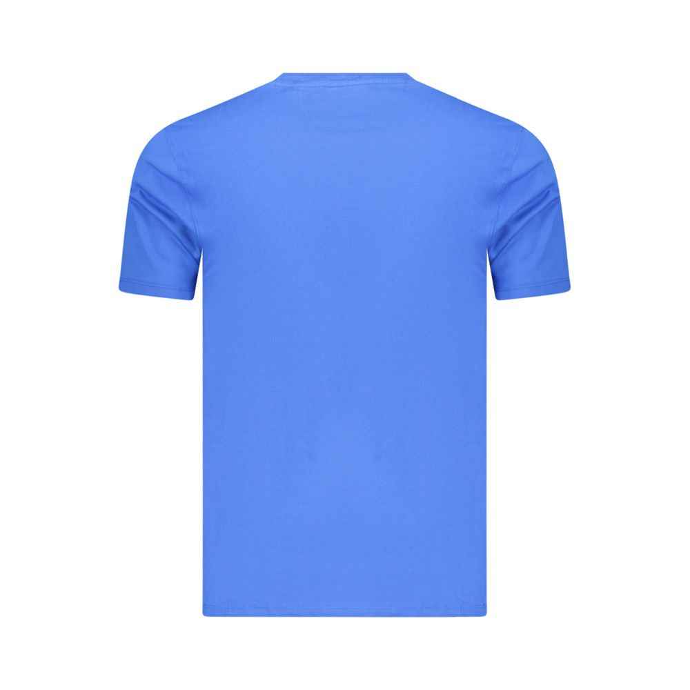 Blue Cotton Men's T-Shirt