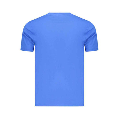 Blue Cotton Men's T-Shirt