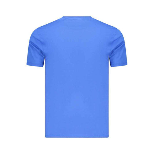 Blue Cotton Men's T-Shirt