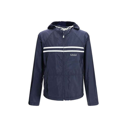 Blue Nylon Shell Jacket