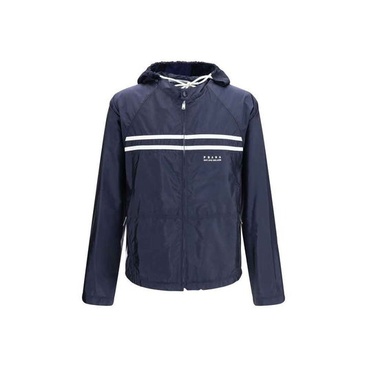 Blue Nylon Shell Jacket