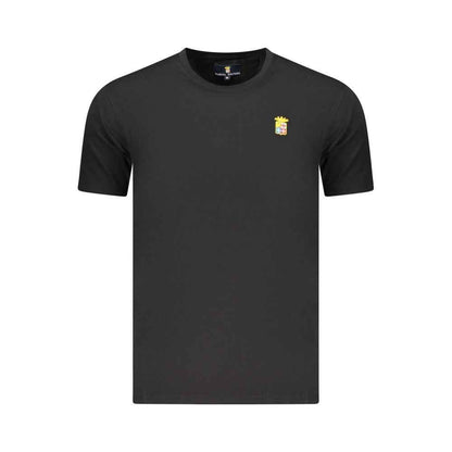Black Cotton Men's T-Shirt