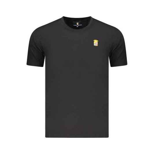 Black Cotton Men's T-Shirt