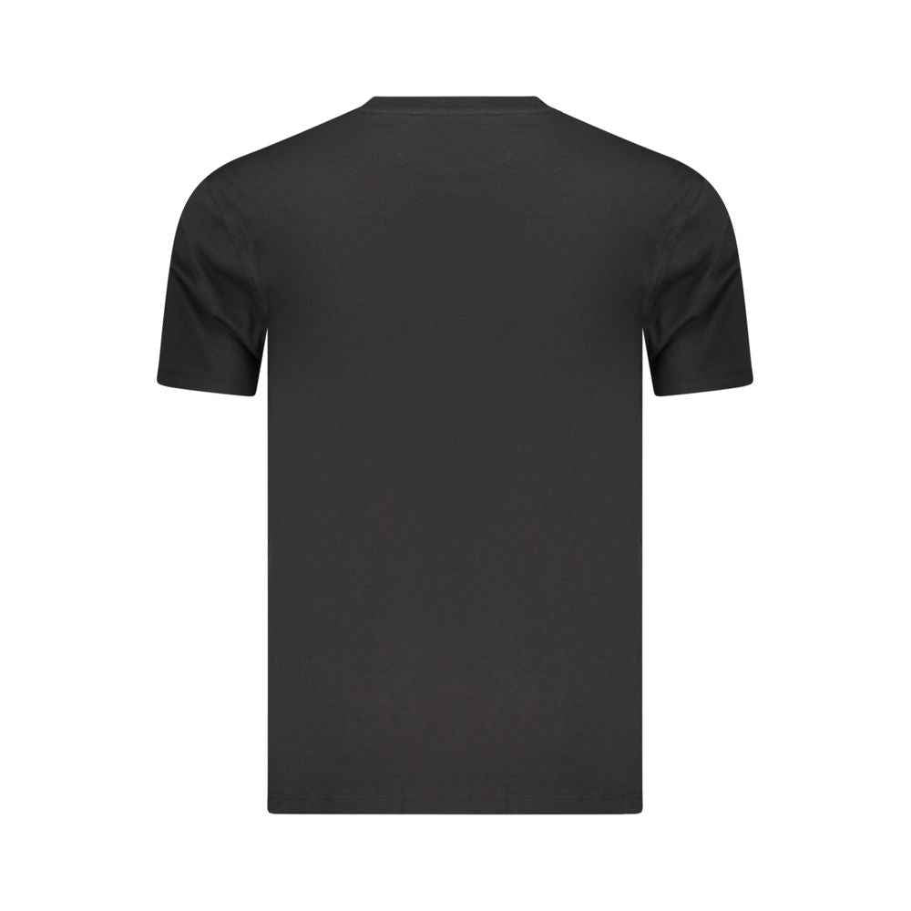 Black Cotton Men's T-Shirt