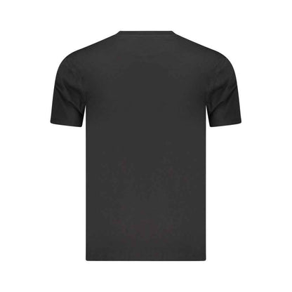 Black Cotton Men's T-Shirt