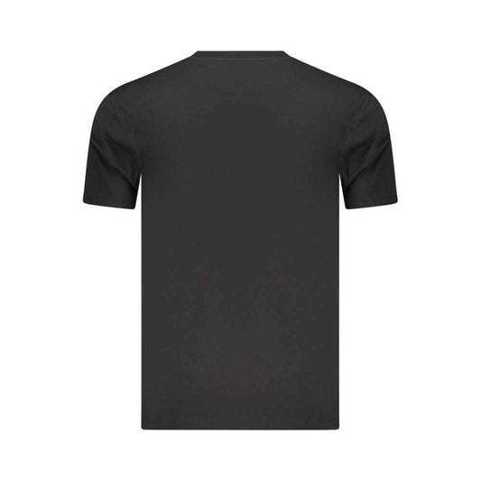 Black Cotton Men's T-Shirt