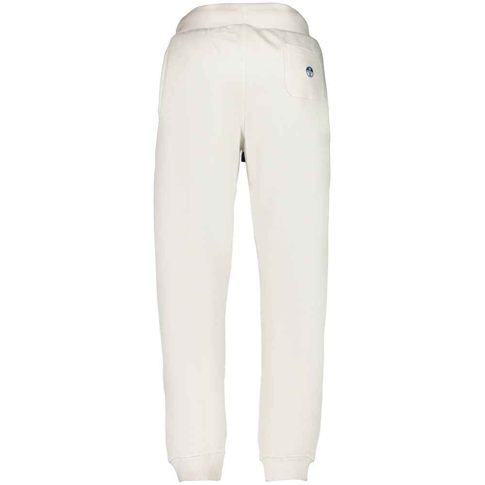 White Cotton Men's Trouser