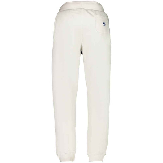 White Cotton Men's Trouser