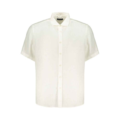 White Linen Men's Shirt