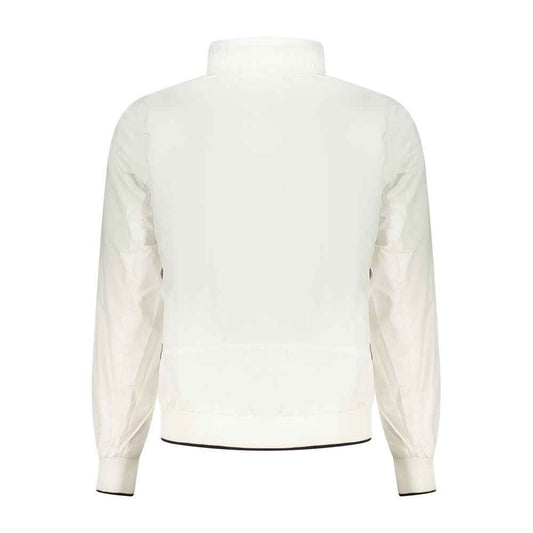 White Polyester Men's Jacket