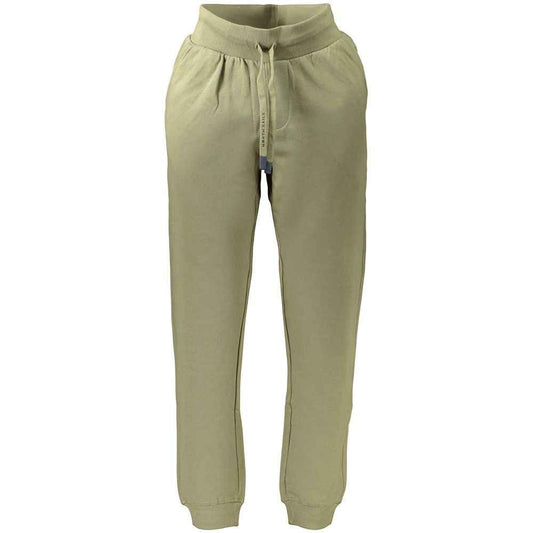 Green Cotton Men's Trouser