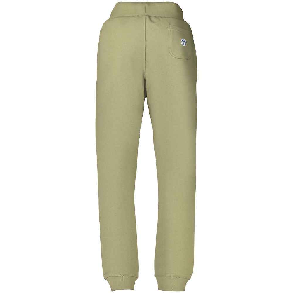 Green Cotton Men's Trouser