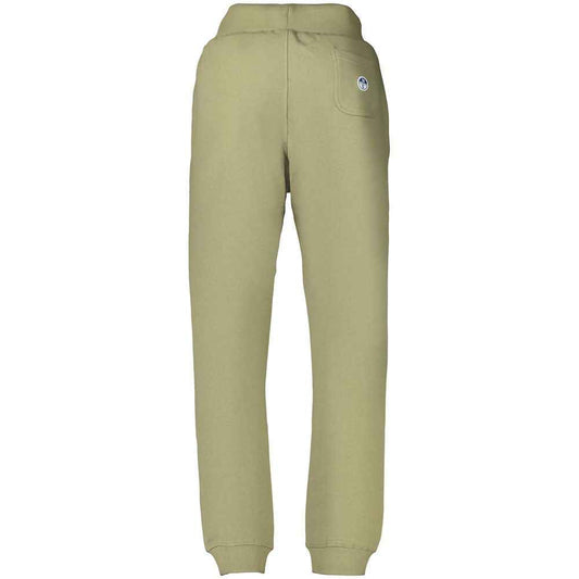Green Cotton Men's Trouser