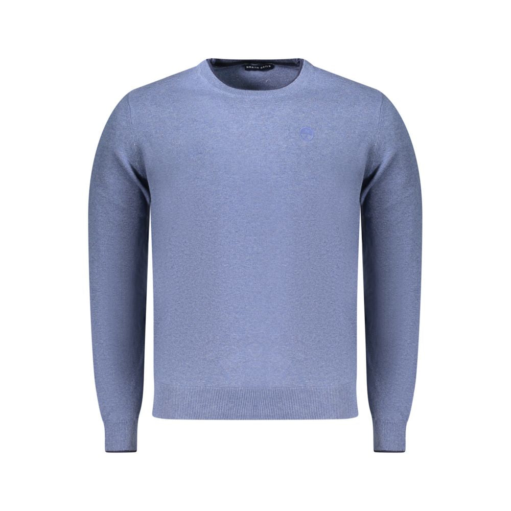 Blue Cotton Men's Sweater