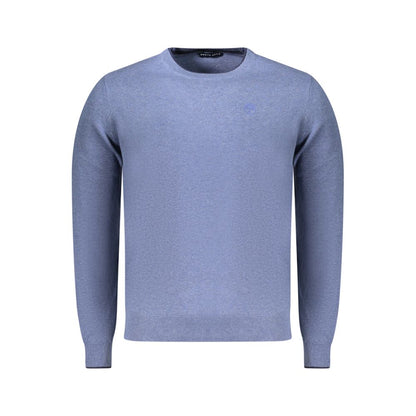 Blue Cotton Men's Sweater