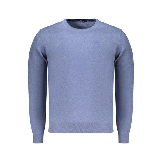 Blue Cotton Men's Sweater