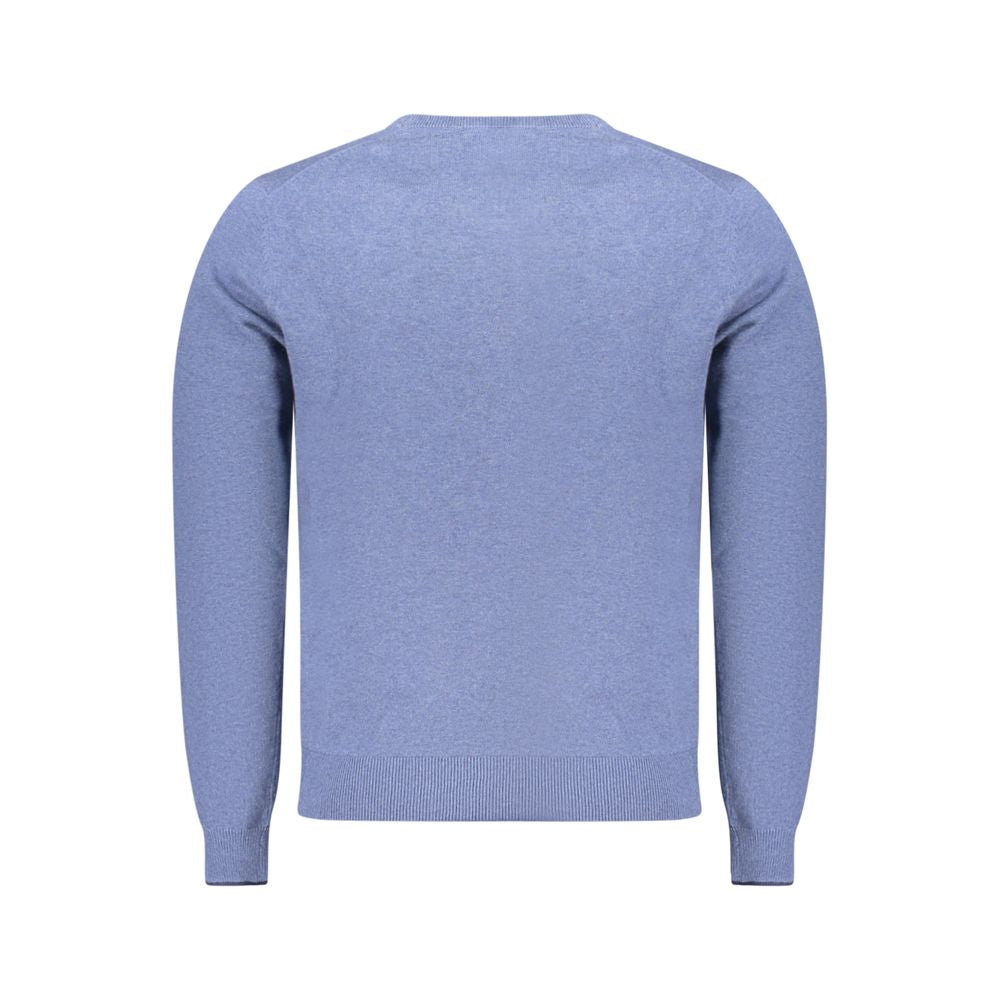 Blue Cotton Men's Sweater